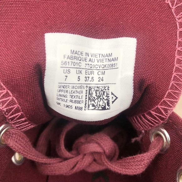 🦋Converse Chuck Taylor All Star Leather Ox Shoes - Picture 6 of 6